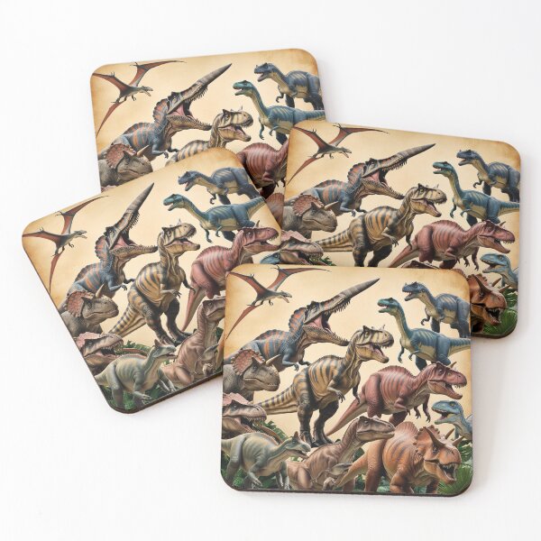 Item preview, Assorted Dinosaur species Poster  designed and sold by Vintage Designs +.