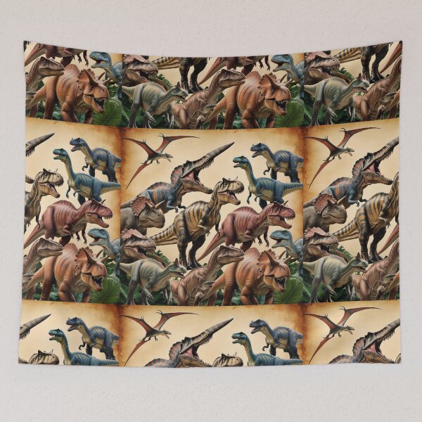 Item preview, Assorted Dinosaur species Poster  designed and sold by Vintage Designs +.