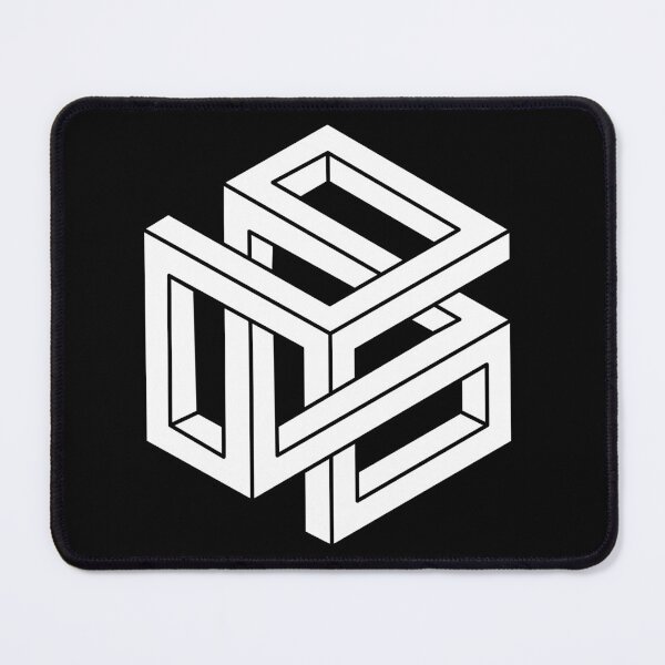 Item preview, Impossible Cube, Optical illusion, Visual Paradox designed and sold by PixelPunny.