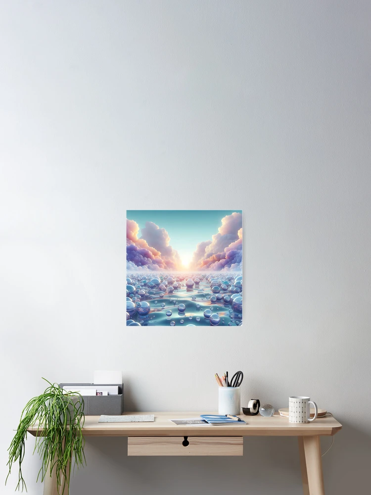 Thumbnail 2 of 3, Poster, Spring Rain designed and sold by Intriguing Designs.