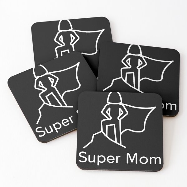 Item preview, Super Mom - white designed and sold by VasInd.