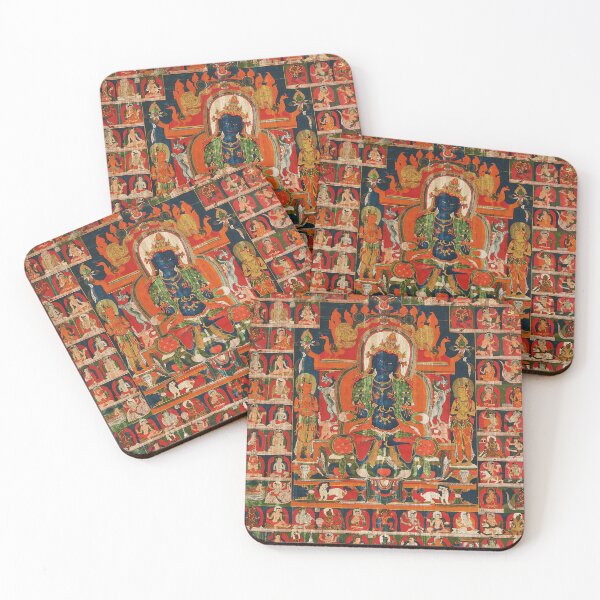 Item preview, Mandala 233 Vajradhara Buddha 84 Mahasiddhas 1400s designed and sold by GuyBlank.