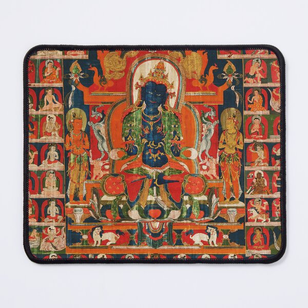 Item preview, Mandala 233 Vajradhara Buddha 84 Mahasiddhas 1400s designed and sold by GuyBlank.