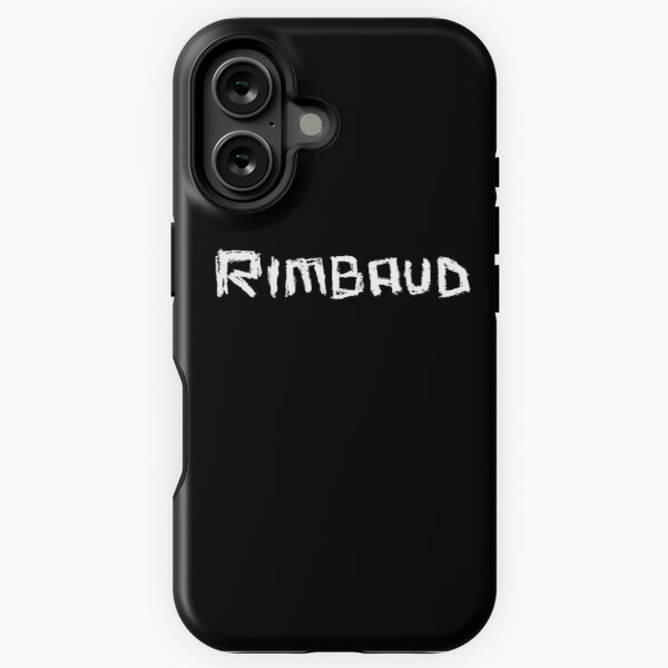 Aperçu de l'œuvre Nom de l'écrivain : Rimbaud, lettrage à la main en gras, Arthur Rimbaud créée et vendue par badlydrawnbabe.