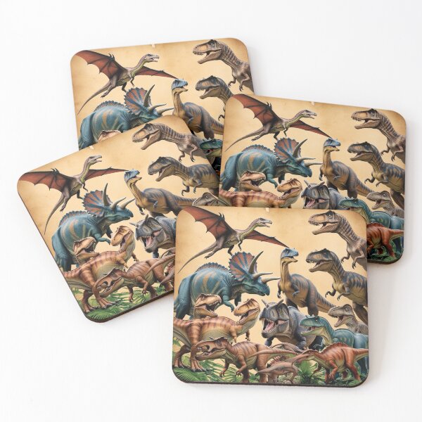 Item preview, Assorted Dinosaur species Poster  designed and sold by Vintage Designs +.
