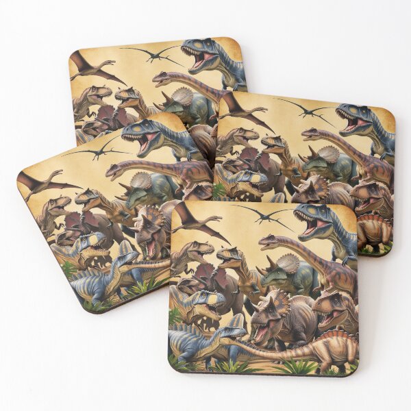 Item preview,  Assorted Dinosaur species Poster  designed and sold by Vintage Designs +.