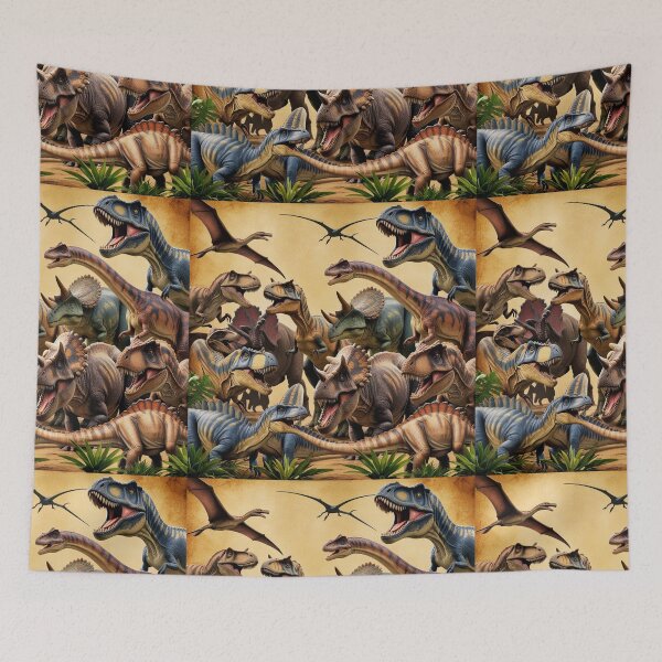 Item preview,  Assorted Dinosaur species Poster  designed and sold by Vintage Designs +.
