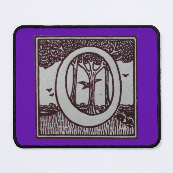 Item preview, Art by Mike Linocut and digitally edited, Alphabet Letter O, combinable designed and sold by allartbymike.