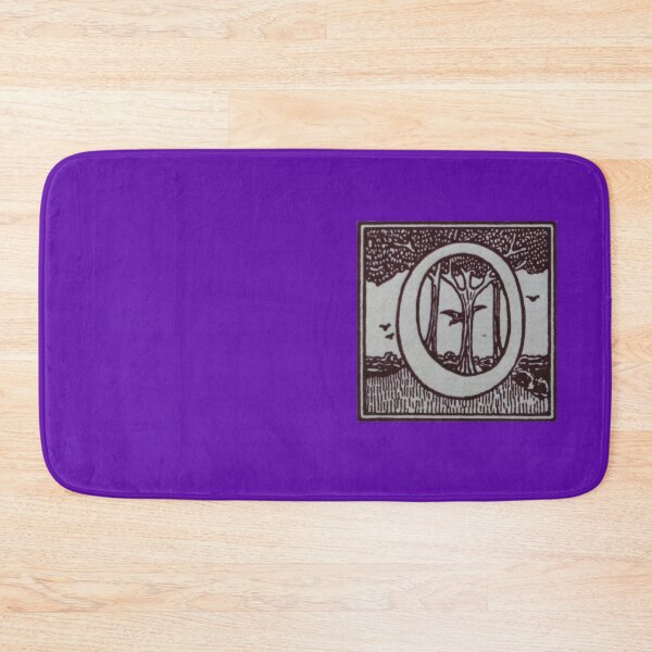 Item preview, Art by Mike Linocut and digitally edited, Alphabet Letter O, combinable designed and sold by allartbymike.