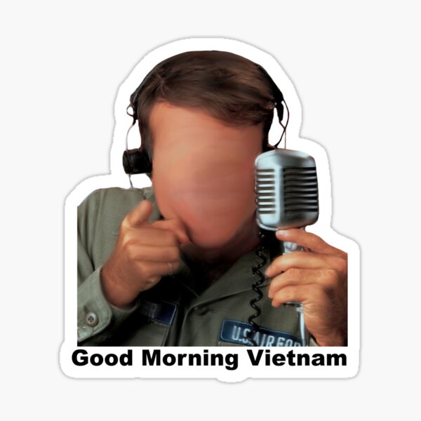 Artikel-Vorschau von Robin Williams || Guten Morgen Vietnam, designt und verkauft von lauraaliceynco.
