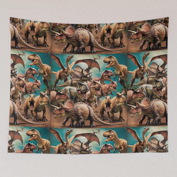 Item preview,  Assorted Dinosaur species Poster  designed and sold by Vintage Designs +.