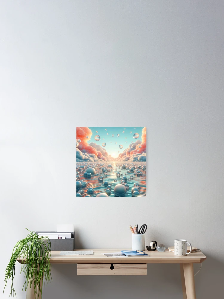 Thumbnail 2 of 3, Poster, Spring Rain designed and sold by Intriguing Designs.