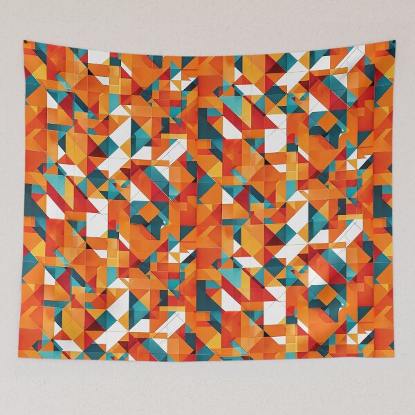 Item preview, Geometric Abstarct Colored Pattern  designed and sold by Anifone.