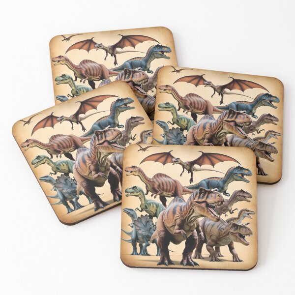 Item preview,  Assorted Dinosaur species Poster  designed and sold by Vintage Designs +.