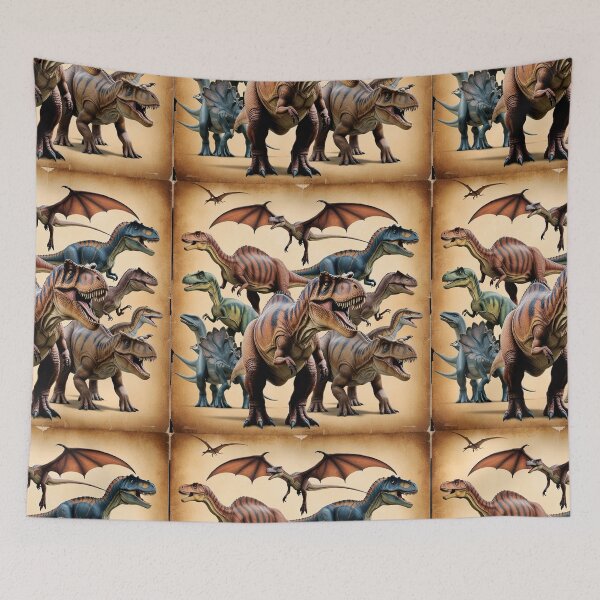Item preview,  Assorted Dinosaur species Poster  designed and sold by Vintage Designs +.