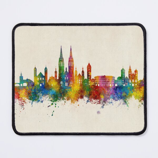 Item preview, Regensburg Germany Skyline designed and sold by ArtPrints.