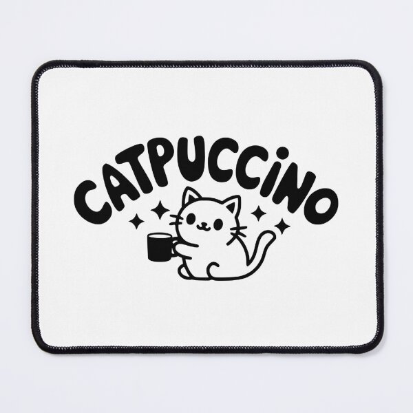 Item preview, Catpuccino! Cute Coffee Cat designed and sold by PMCreative.