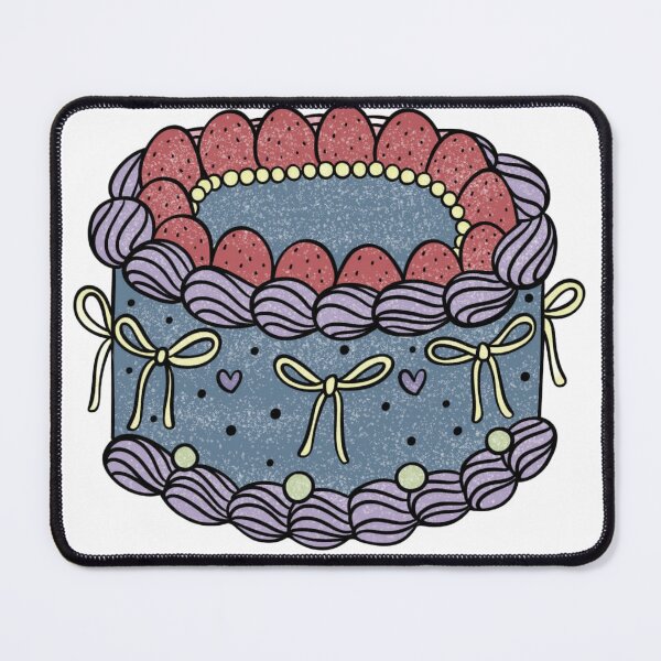 Item preview, Strawberry cake  - Hand-Colored Illustration designed and sold by toastysketches.