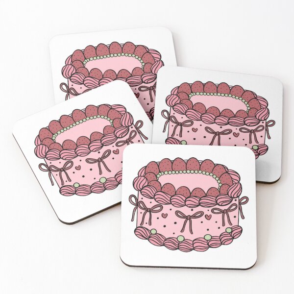 Item preview, Strawberry cake  - Hand-Colored Illustration designed and sold by toastysketches.