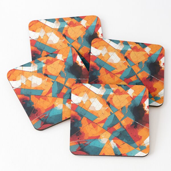 Item preview, Geometric Asymmetry Aesthetic Warm Pattern  designed and sold by Anifone.
