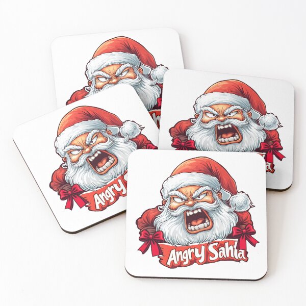 Item preview, Angry Santa cartoon character designed and sold by olenapetol.