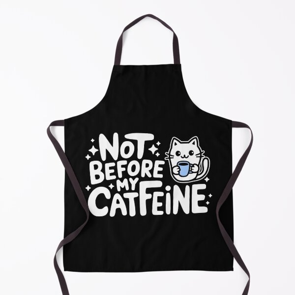 Item preview, Not Before My Catfeine! Cute Coffee Cat designed and sold by PMCreative.