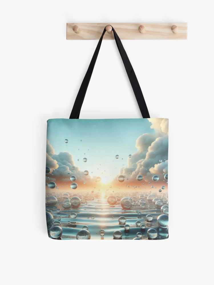 Thumbnail 1 of 2, Tote Bag, Spring Rain designed and sold by Intriguing Designs.