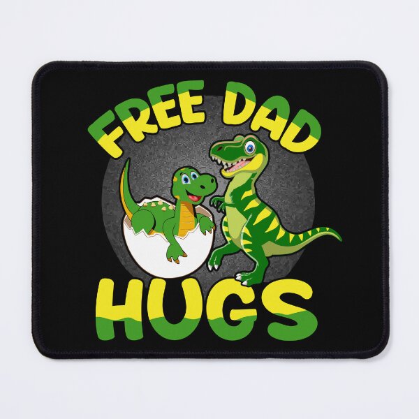 Item preview, Free Dad Hugs Dinosaur Dad & Kid | Funny Father's Day Dino Gift designed and sold by PRINYOS.