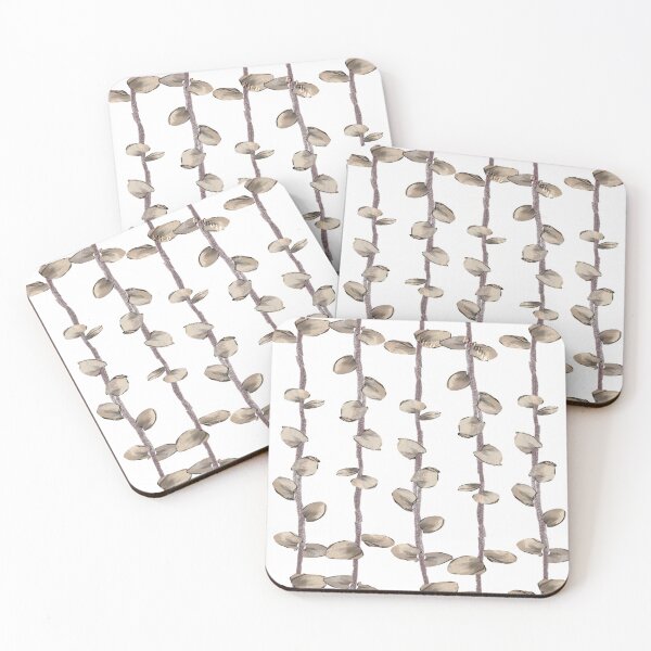 Item preview, Eucalyptus Leaf Illustration Style Plant Art Pattern. designed and sold by Xieurabbit.
