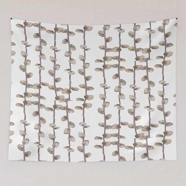 Item preview, Eucalyptus Leaf Illustration Style Plant Art Pattern. designed and sold by Xieurabbit.