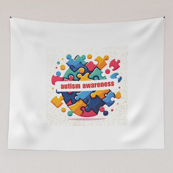 Item preview,  Autism Awareness – Bold & Meaningful Typography designed and sold by BasmaAtef.