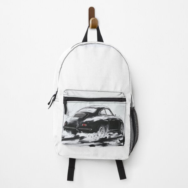 Vista previa del artículo con la obra «Porsche 356 en movimiento Ilustración en tinta», diseñado y vendido por blackdogshop.