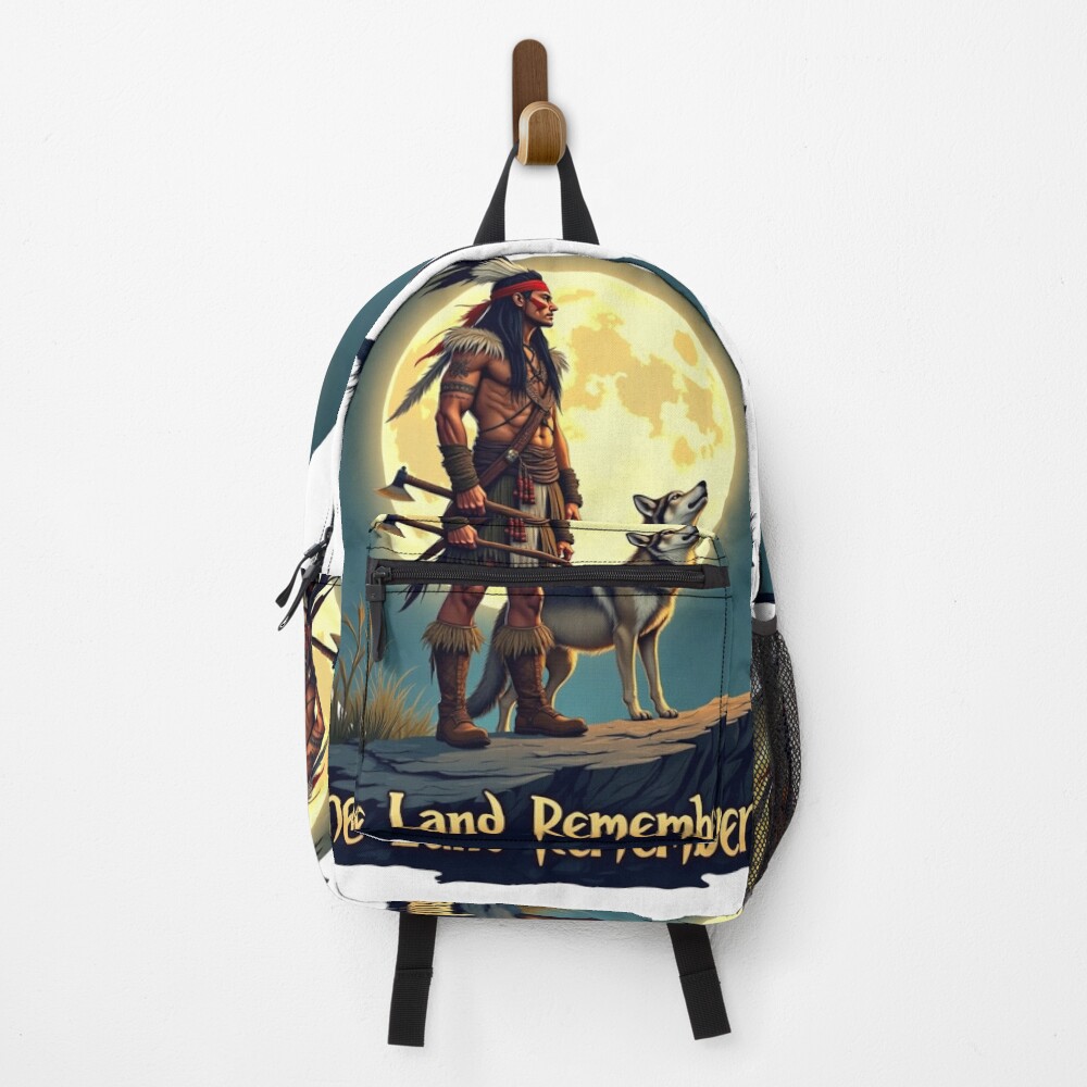 Vista previa del artículo con la obra «Mochila», diseñado y vendido por RACHAYASHOP.