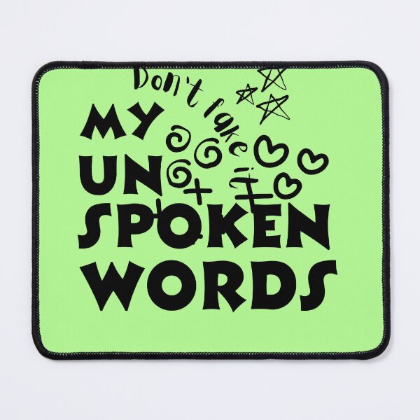 Item preview, My unspoken words designed and sold by rspsp.