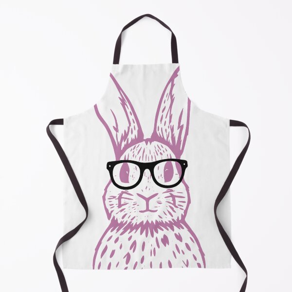 Item preview, Hipster bunny pink with glasses designed and sold by Kunst-Shirt.