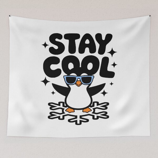 Item preview, Stay Cool Penguin! Cute Penguin Pun designed and sold by PMCreative.