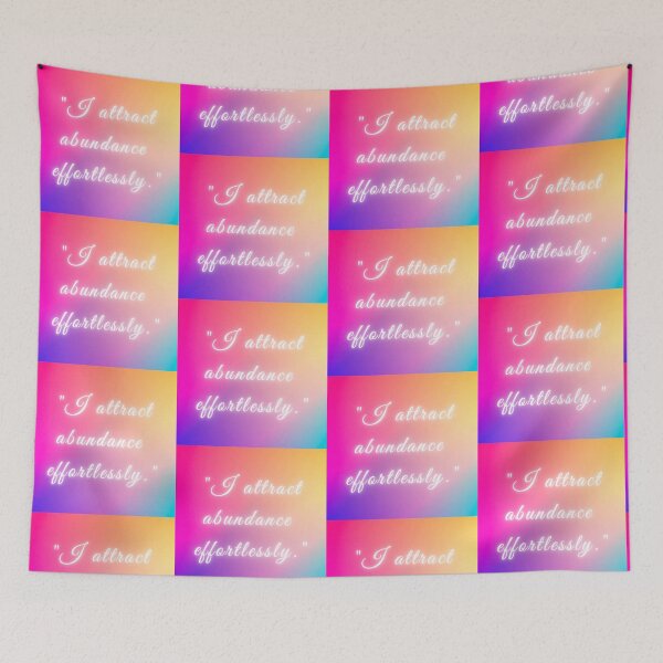 Item preview, Positive affirmations with aura gradient - Manifestation designed and sold by ViNiPu.