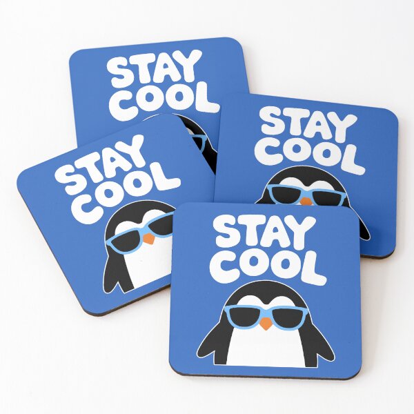 Item preview, Stay Cool! Cute Penguin Pun designed and sold by PMCreative.