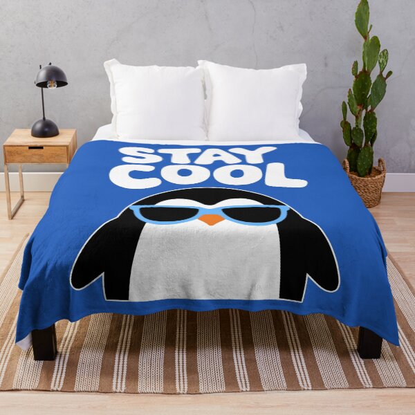 Item preview, Stay Cool! Cute Penguin Pun designed and sold by PMCreative.