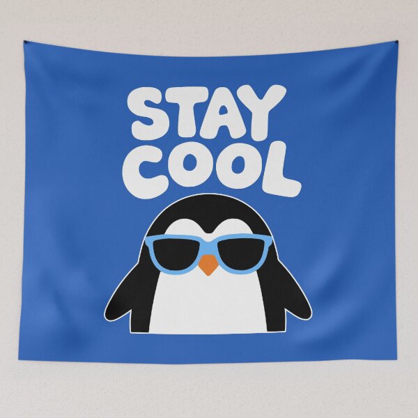 Item preview, Stay Cool! Cute Penguin Pun designed and sold by PMCreative.