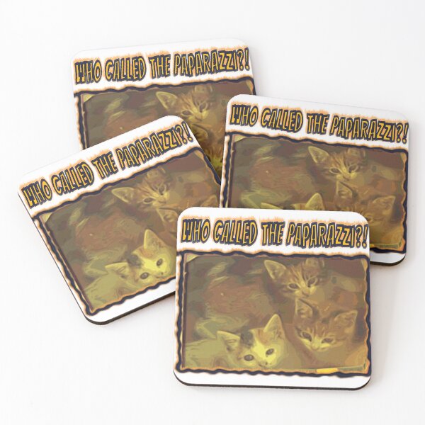 Item preview, Who Called the Paparazzi?! – Funny Cartoon Cat Design for T-Shirts, Stickers & More designed and sold by SyrianVibes.