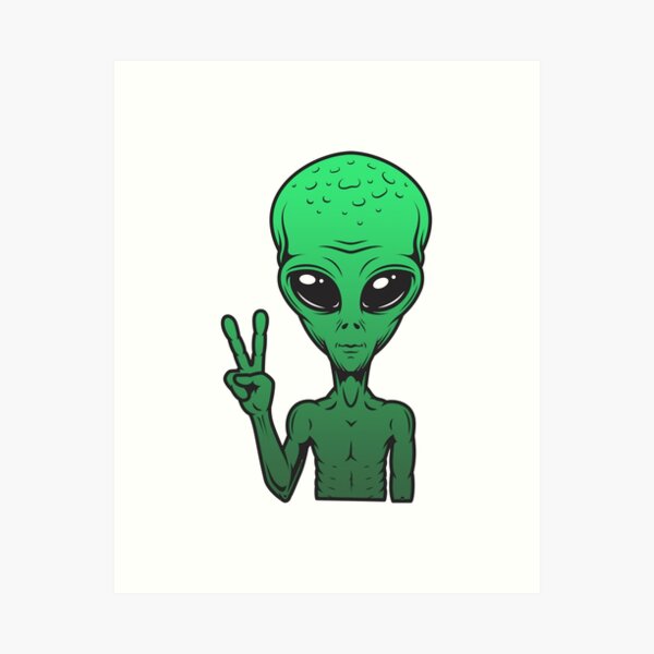 Item preview, Gradient Alien designed and sold by AmbientArtCo.