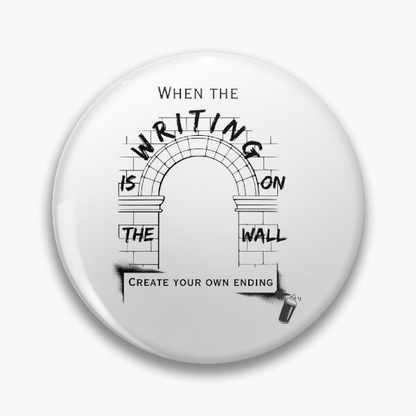 Item preview, When the Writing is on the Wall Create Your Own Ending designed and sold by SunandShade.