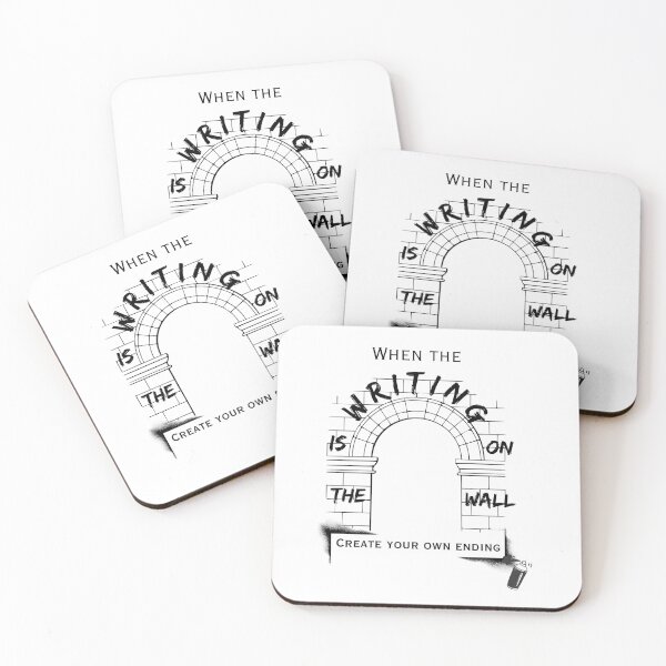 Item preview, When the Writing is on the Wall Create Your Own Ending designed and sold by SunandShade.