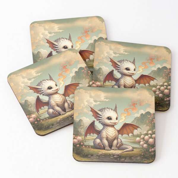 Item preview, Baby Dragon in Ukiyo-e Style – Traditional Japanese Cutie designed and sold by TidalEchoes.