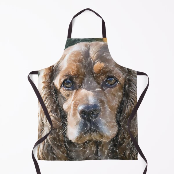 Item preview, Watercolor Cocker Spaniel Face designed and sold by Marcu Ioachim.