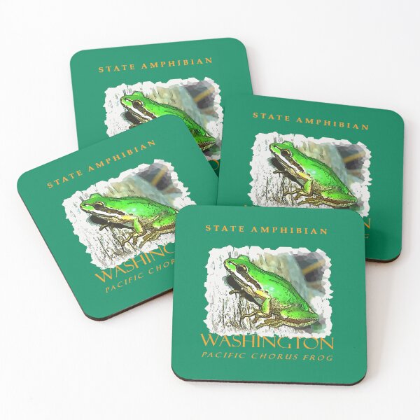 Item preview, Washington Territory Amphibian The Pacific Chorus Frog designed and sold by taiche.