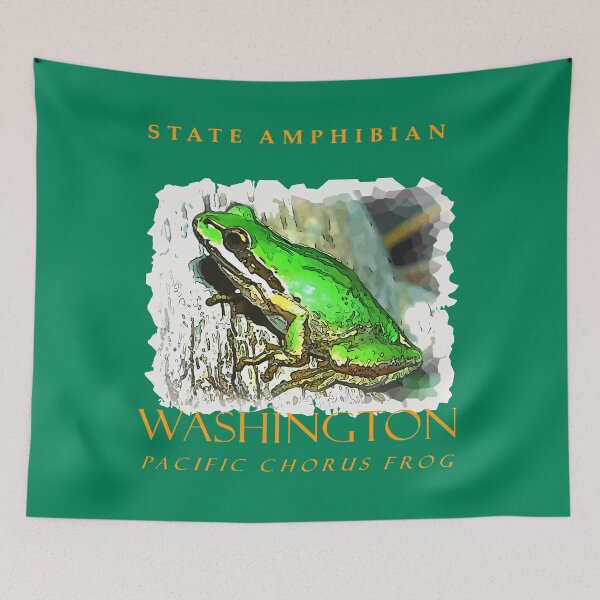 Item preview, Washington Territory Amphibian The Pacific Chorus Frog designed and sold by taiche.