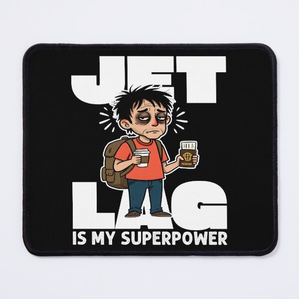 Item preview, JET LAG IS MY SUPERPOWER - TRAVEL GIFT designed and sold by KEF Custom.