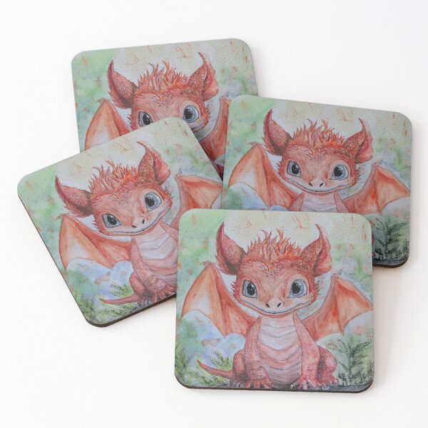 Item preview, Dewi the baby dragon designed and sold by Ceri Jones.